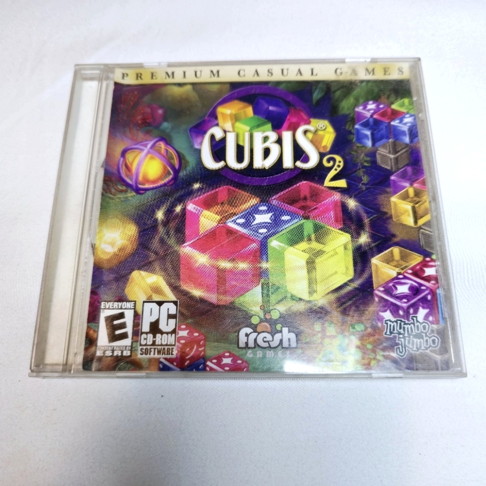 Cubis 2 Video Game By Mumbo Jumbo PC CD-ROM Premium Casual, Classic Puzzle Game